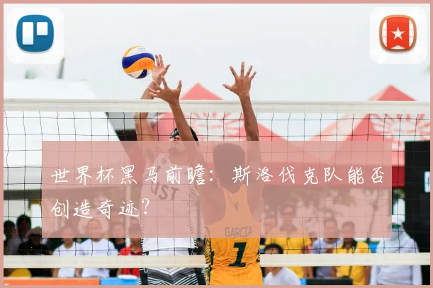 世界杯黑马前瞻:斯洛伐克队能否创造奇迹?
